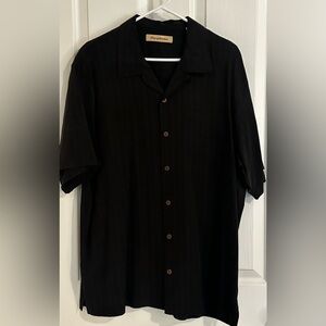 Tommy Bahama Black Casual Button-Down Shirt
